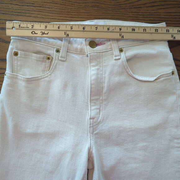 Tues Mon Tresor The Rose Quartz Jean Sz 26 Mid Rise Skinny Cropped Made in Japan - Picture 9 of 13